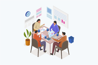Arivomind, LLC Company-Meeting-Isometric  